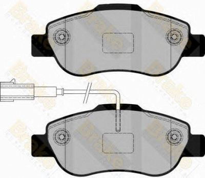BRAKE ENGINEERING pa1761 -  Комплект тормозных колодок, дисковый тормоз
